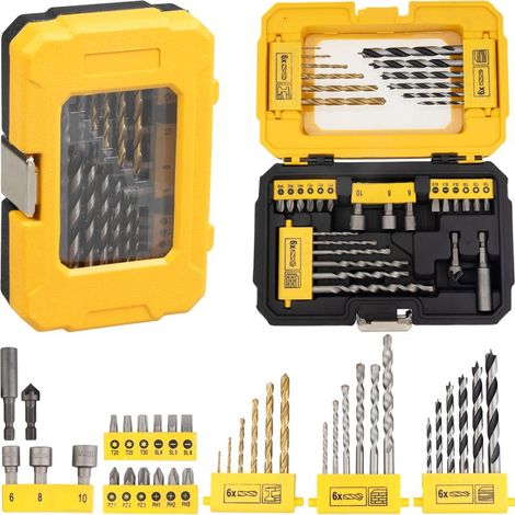 Satz Bohrer und Bits Strend Pro, im Koffer, 35 Stk. + Bithalter (1/4)