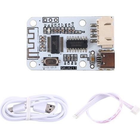 Adapté aux cartes d'amplification Bluetooth, module mini-amplificateur numérique stéréo HiFi 2.0 canaux PAM8403 avec interface Type-C, 5 V CC, 3 W + 3 W.