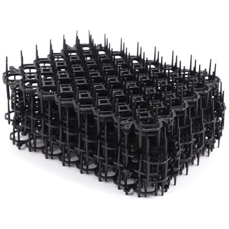 Filet anti-chats avec pics (12 pièces), tapis répulsif pour pots de fleurs de balcon, adapté aux filets, clôtures de jardin et fermes (1/5)