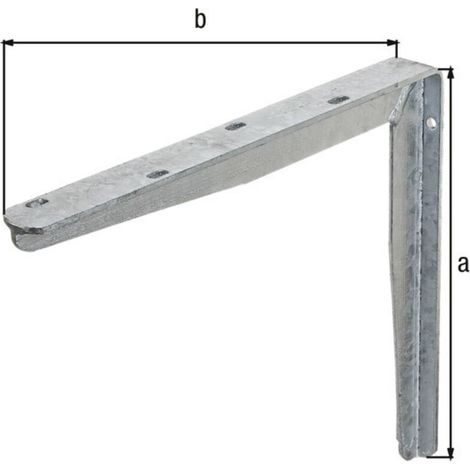 Konsole L.400mm H.300mm STA roh TZN Trgf.145kg GAH