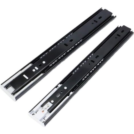 Glissières pour tiroirs de meubles, rails en acier inoxydable, à avec (1/5)