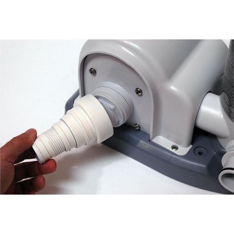 1 Kit Adaptateur Tuyau Filtration, Joints Inclus, Compatible Intex Bestway, Piscine (1/4)