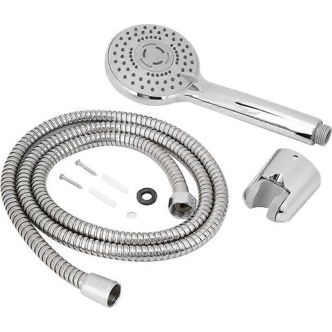 Ensemble de flexible de douche à pression pour salle de bain et toilettes, douchette à main, arroseur de douche, économie d'eau (1/5)
