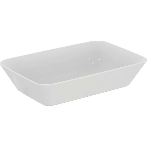 Ideal Standard Connect Air - Lavabo sobre encimera, 60x40x13 cm, blanco E034801 (1/5)