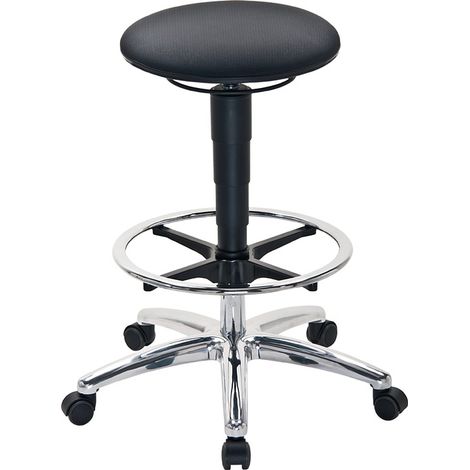 interstuhl Drehhocker Sitz-Stop-Rollen + Fußring - 9469SP01-525-807 (1/5)