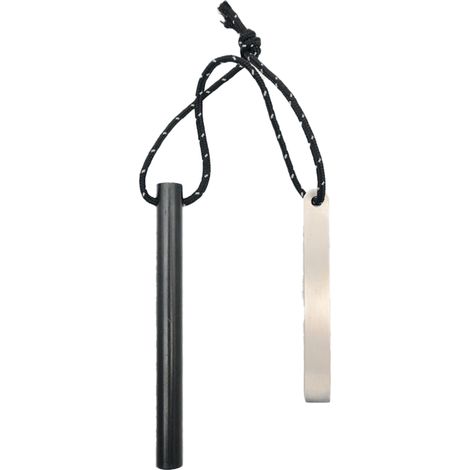Allume feu pour extérieur lot de 1 en ferrocérium 12,7 x 1,27 cm étanche avec grattoir pour camping randonnée survie et activités de plein air (1/5)