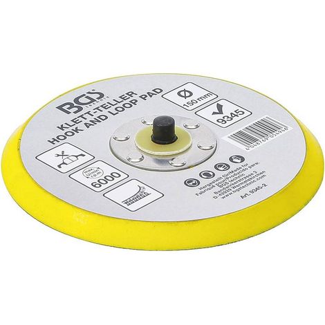 Plateau Autoagrippant D.150 mm - Compatible Art. 9345 - Fixation Rapide et Pratique,  - D-Work (1/5)