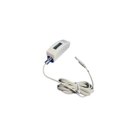 Thermomètre de piscine numérique étanche – Écran LCD – Plage de température large – Longueur sonde 10 pieds – Pour spas et étangs à poissons (1/5)