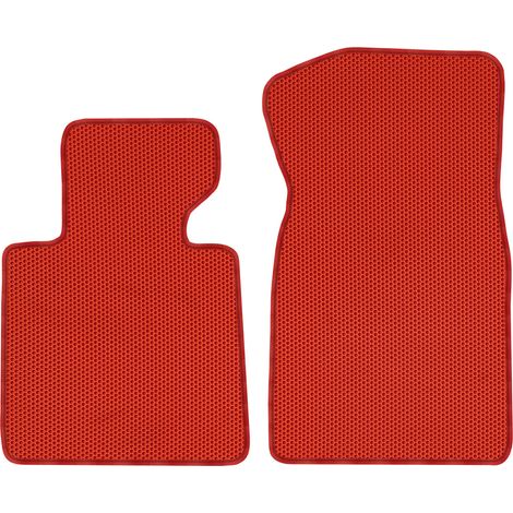 Tappetini dedicati per BMW Z4 E85 Roadster dal 2003 al 2008 - EVA ROSSO A NIDO D'APE (1/5)