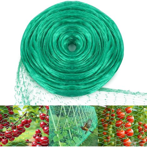 4m x 6m Filet de Protection Anti-Oiseaux, Filet de Jardin à Mailles Fines, Filet de Bassin, Filet à Volaille, Robuste et Durable, Réutilisable, pour Arbres Fruitiers, Légumes et Bassins (1/5)