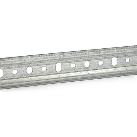 HERRAJES ALK placa colgador mueble cocina h48 l2000 galvanizado (1/2)