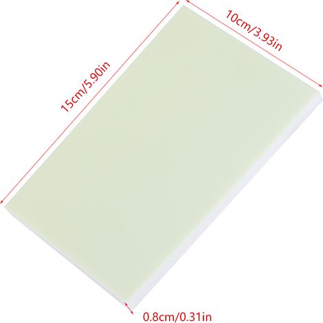 Bloc de caoutchouc coloré pour tampon sandwich DIY (vert matcha) (1/5)