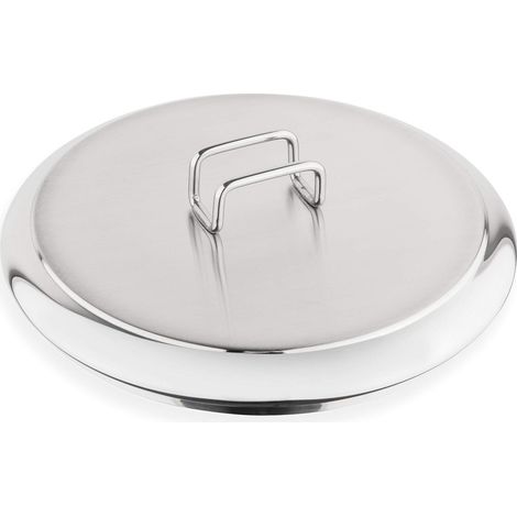 Barazzoni Tummy Coperchio ø26cm, Acciaio Inox 18/10. Made in Italy, Argento, 26 cm (1/5)