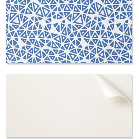 Azulejos decorativos de vinilo para pared con estampado abstracto de tri谩ngulos, 10x40x20 cm.