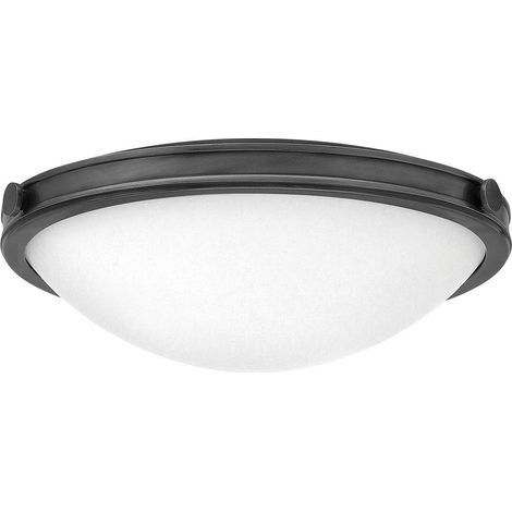 Elstead Hinkley Collier Plafonnier Contemporain en Oxyde Noir 3x E27 (1/5)