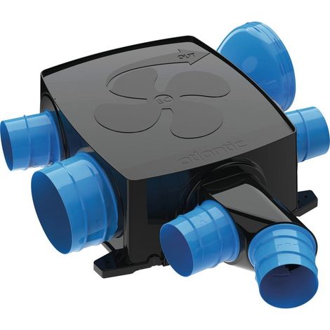 Atlantic – VMC simple flux hygroréglable – Débit max jusqu'à 6 sanitaires + 1 cuisine – Niveau sonore < 18,5 dB(A) – Installation facile (1/7)