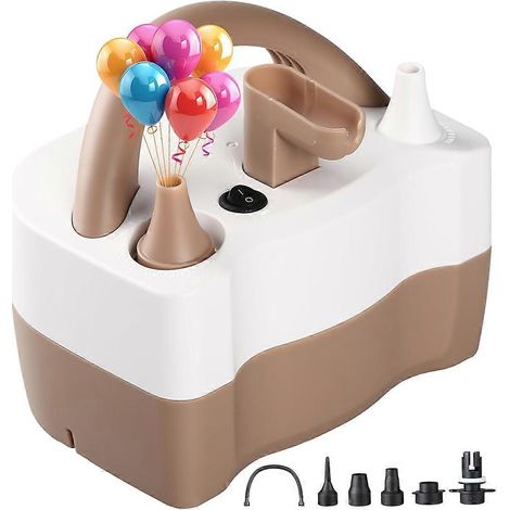 Elektrische Ballonpumpe (1 Stück) zum schnellen und effizienten Aufblasen - Ideal für Partys und Veranstaltungen, für den Gebrauch im Freien zu Hause (EU-Stecker) (1/5)