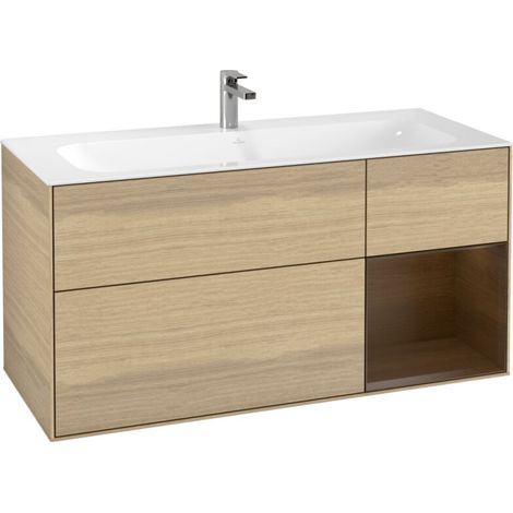 Villeroy & Boch F070GNPC Meuble sous-lavabo Finion F07