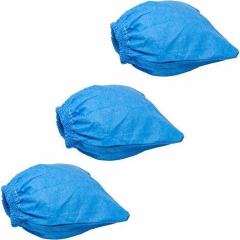Filtre textile lavable pour aspirateur eau et poussière Parkside PNTS 1300 – Lot de 3 sacs bleus compatibles (1/4)