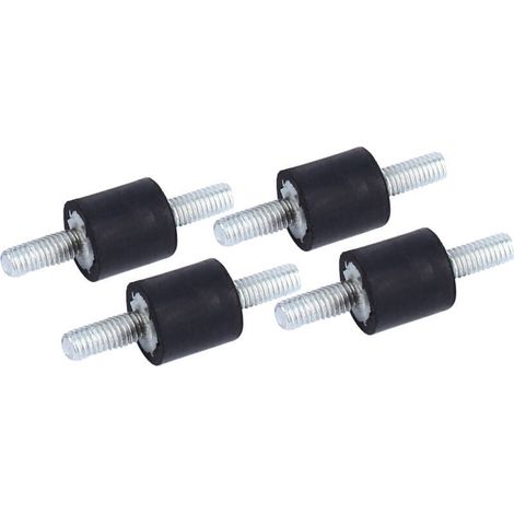 SABIR 4 Pièces Supports en Caoutchouc M8, Supports de Bobines en Caoutchouc Anti-vibrations, Amortisseurs Bobines (M3 8x8) (1/4)