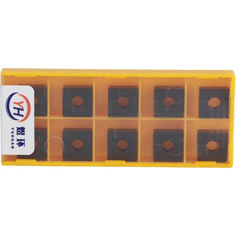 10 Stück Hartmetall-Wendeschneidplatten mit CVD-Beschichtung, Ersatz-Drehmesser für CNC-Drehmaschinen, Metallbearbeitungswerkzeug