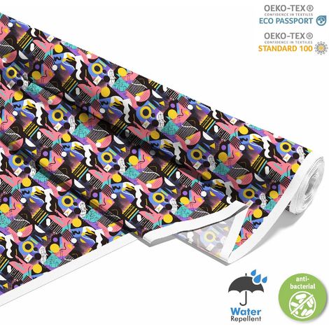 OUTDOOR DEKOSTOFFE OXFORD - Motiv Geometrisch I DX3399 (1/5)