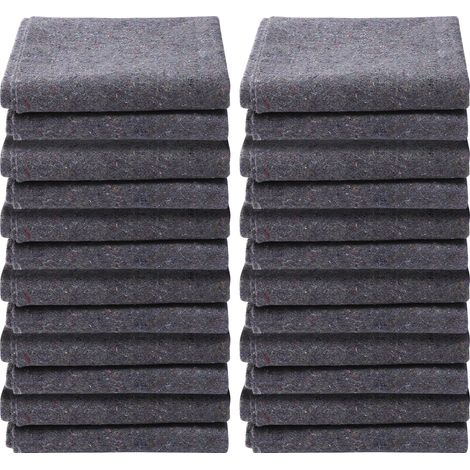 Mophorn Umzugsdecken, 183,9 x 137,2 cm, 9,5 kg/dz, 12er-Pack Pads aus recycelter Baumwolle, strapazierfähig zum Schutz von Möbeln und Böden
