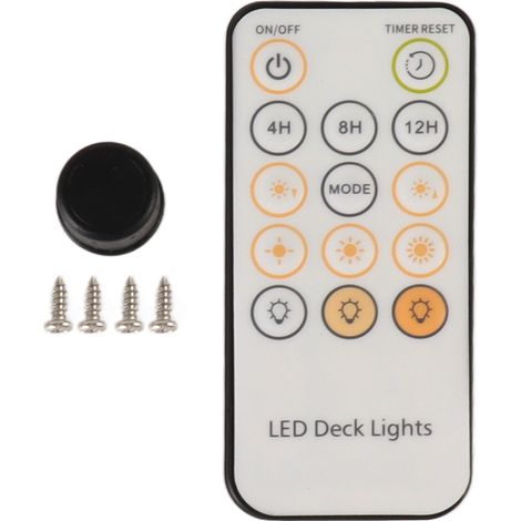 Kit de 10 spots LED encastrés pour terrasse, 0,8 W, acier inoxydable 304, étanche IP67, prise européenne 90-265 V (1/5)