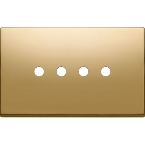 VIMAR - 22684.RN.4.82 Placca 4Mx4 Tondo oro