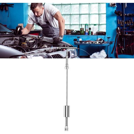 Outil de réparation de bosses de carrosserie, kit d'extraction de tôle, tige de traction manuelle professionnelle en forme de T et extracteur bleu de 18 pouces (1/5)