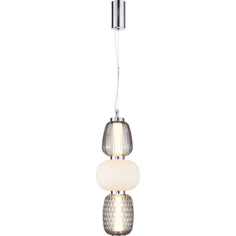 Lampada a sospensione Caro LED cromata milagro ML0364 (1/5)