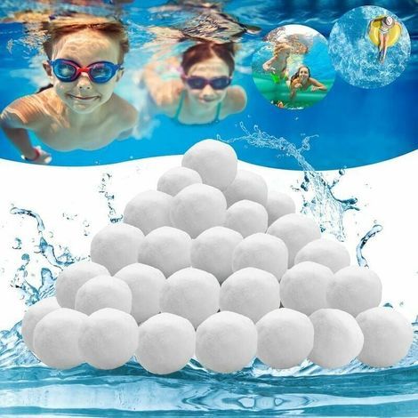 Boule filtrante pour filtre à sable de piscine, média filtrant réutilisable haute efficacité et écologique pour piscine, remplacement du sable de filtre de piscine.-AquaForge (1/5)