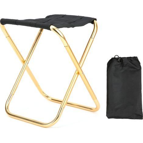 Tabouret Pliable Léger pour Randonnée, Pêche, Camping et Pique-nique (1/5)