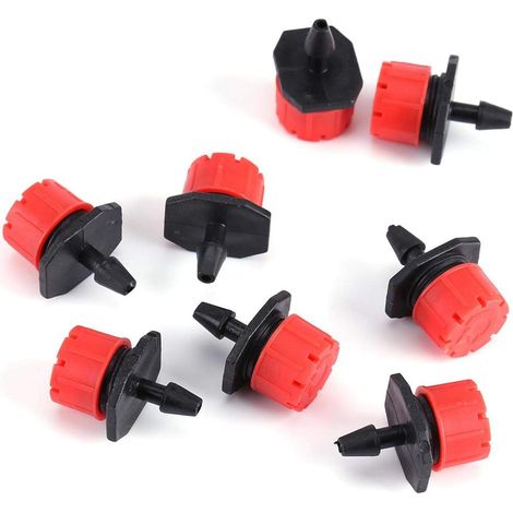 Goutteur d'irrigation, 50/100/150 pièces réglable Jardin Irrigation arrosage goutteur tête Goutte à Goutte Fleur Plantes Outils(150piece) (1/5)
