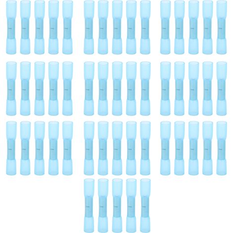 50 Connecteurs à sertir étanches Kit Manchons Thermorétractables BHT2 Lot de 50 pièces épissures électriques (1/5)