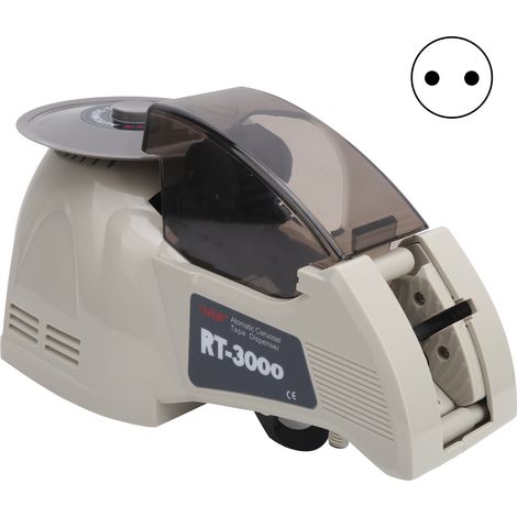 Ruban adhésif dévidoir électrique RT3000, machine de coupe rotative pour ruban 25mm, prise UE, usage professionnel, distributeur automatique, coupe précise, 220V. (1/5)