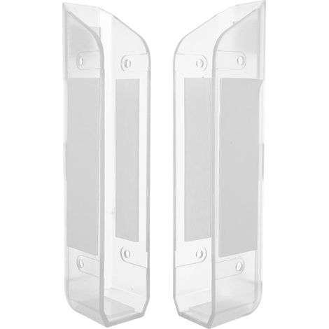 Support pour Ordinateur Portable (1 Paire) à Fixer sous Un Bureau, avec adhésif et vis, Patins Anti-Rayures, épaisseur 30 mm, Support en Acrylique pour Clavier, Compatible avec (1/5)