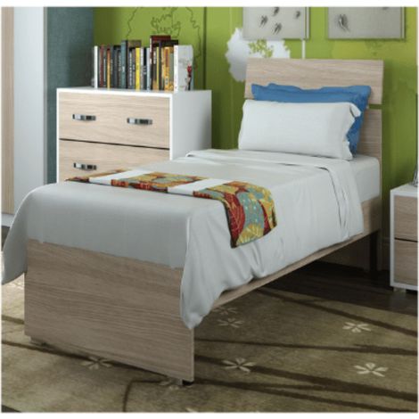 Letto in legno una piazza per la cameretta dei bambini, (1/4)