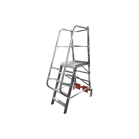 KRAUSE  Scala a piattaforma in alluminio STABILO Vario compact 