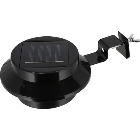 Lampe Solaire Pour Gouttière - 6 Pièces - Panneau Solaire Intégré - Autonomie Jusqu'à 8 Heures - Installation Sans Fil (1/4)