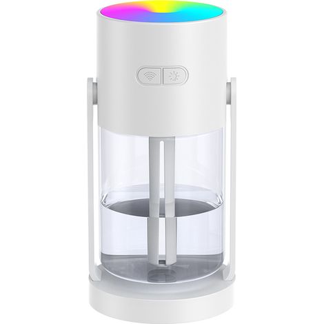 Humidificateur de bureau, humidificateur USB pour chambres, désodorisant pour voiture. Soulage les tiraillements cutanés, la toux, la congestion nasale, les allergies et l'air sec. Fonctionnement sile (1/5)