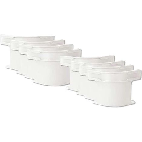 Lot de 8 attaches pour draps-housses, sangles/attaches pour maintenir les draps-housses bien en place, attaches d'angle pour draps-housses AWHBYV (1/4)