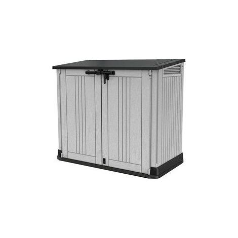 KETER JARDIN-BALCON BOX MIDI GRIS-NOIR 132x71.5x113.5cm