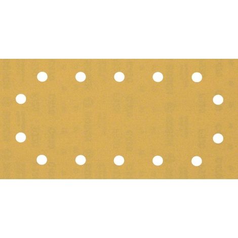 EXPERT C470 Papier de verre, 14 trous pour ponceuses, 115 x 230 mm, K 320, lot de 50