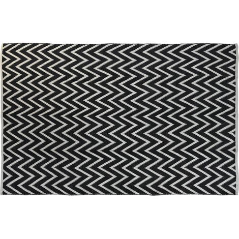 DKD Home Decor Tapis Zigzag Bicolore 120x180 cm (1/5)