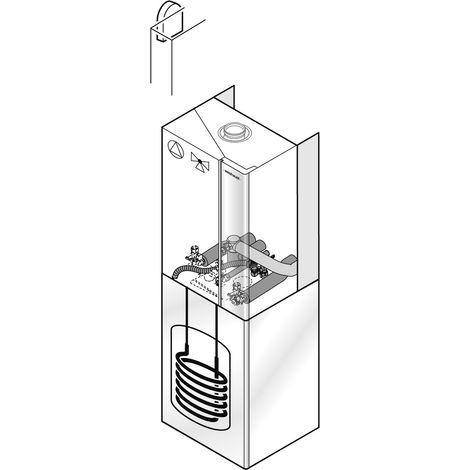 Weishaupt Paket WTC-GB 25-B K-100I Gas,Zirkulationsstrang ohne Pumpe,hinten - 894063 von Weishaupt