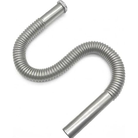 1 flexibler Siphon DN32 80 cm – Badezimmerablauf (1/5)