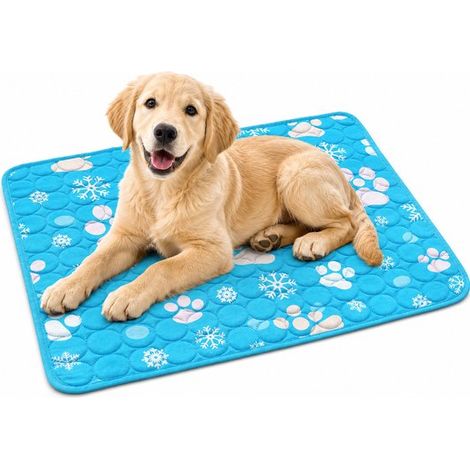 Tappetino rinfrescante XXL per cani 150 x 100 cm, lavabile, auto-rinfrescante, senza gel, per cani e gatti di taglia grande e piccola, antiscivolo. (1/5)