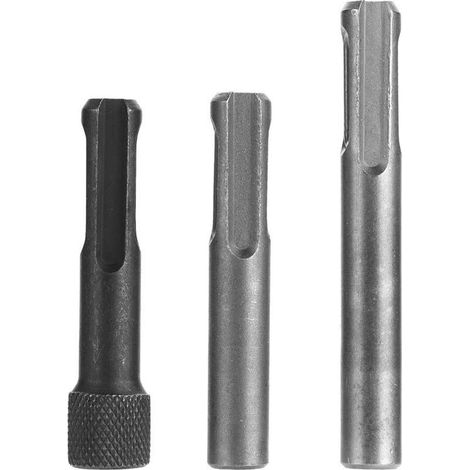 3pcs SDS 1/4" Jeu d'Adaptateurs Convertisseur Adaptateur de Douille de Tournevis Hexagonale pour Foret Marteau (1/5)
