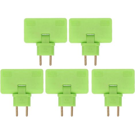 5-teiliges Steckdosen-Konverter-Set, kabellos, 180-Grad-Verlängerung, 1 auf 3 Adapter, 110 V
